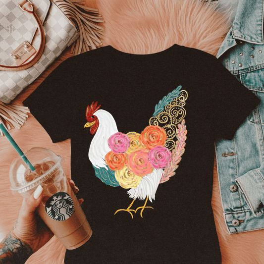 RTS Preppy Chicken ADULT DTF Transfer