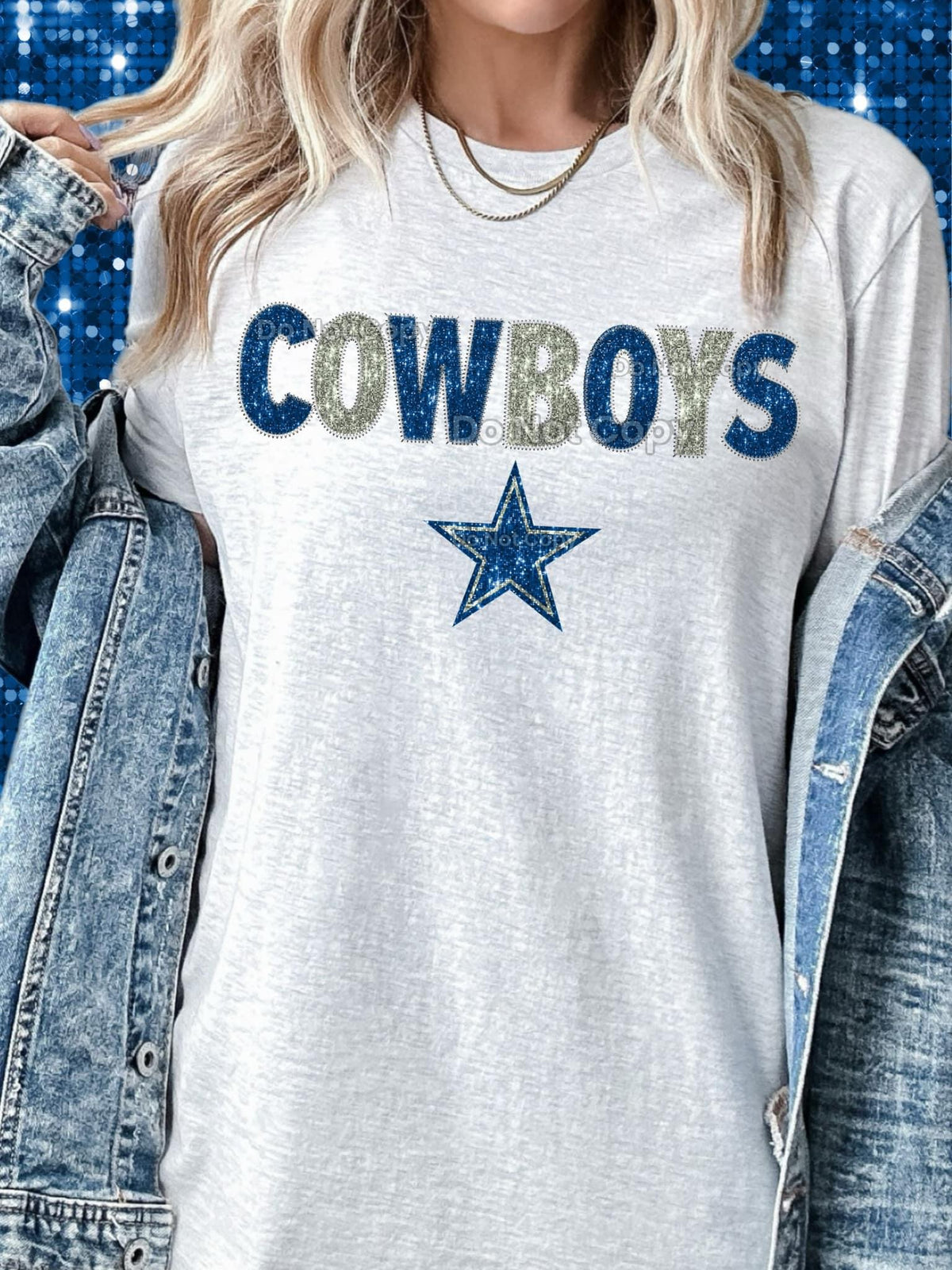 Cowboys Star DTF Transfer