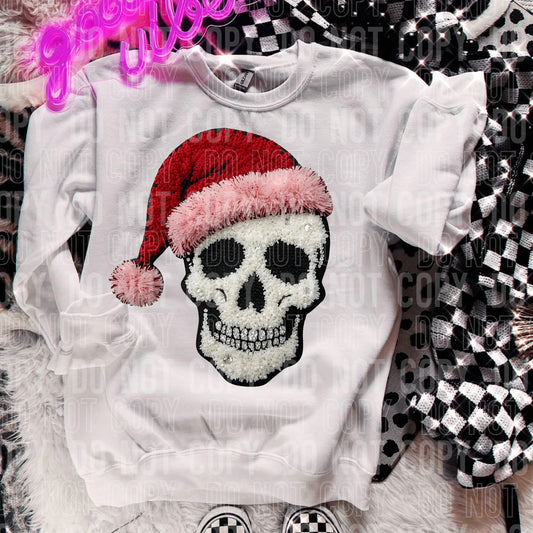 Christmas Skelly DTF Transfer