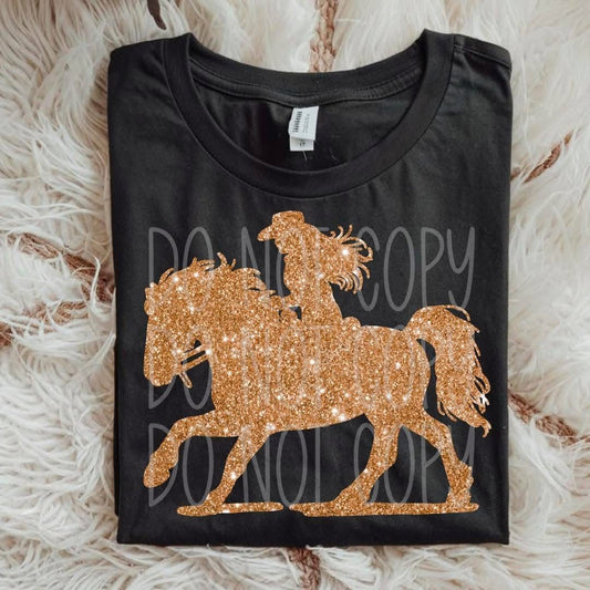 Horse Riding DTF Transfer