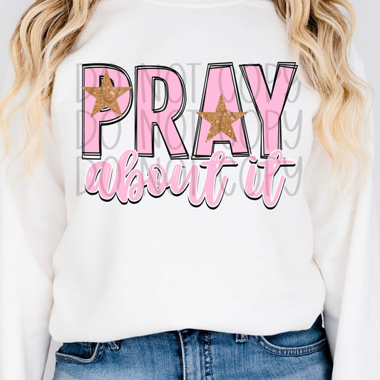 Pray About It DTF Transfer