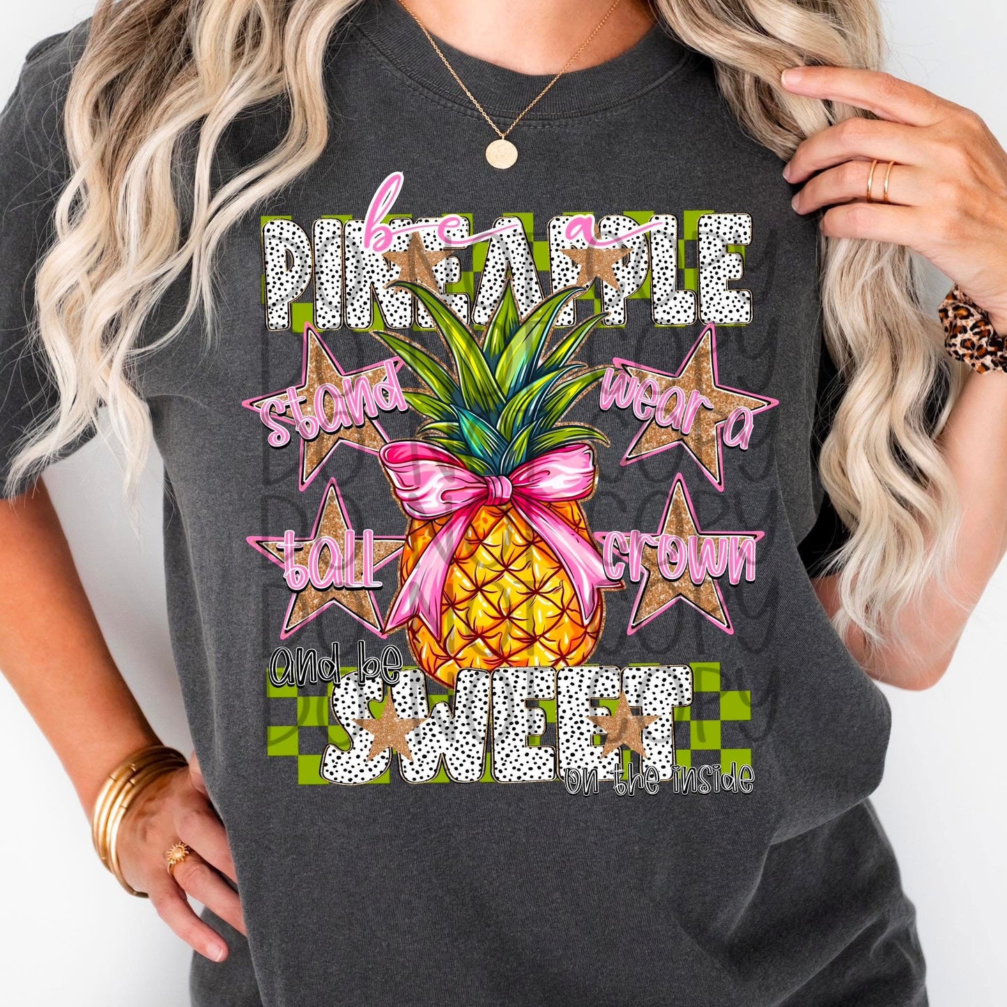 Be a pineapple DTF Transfer