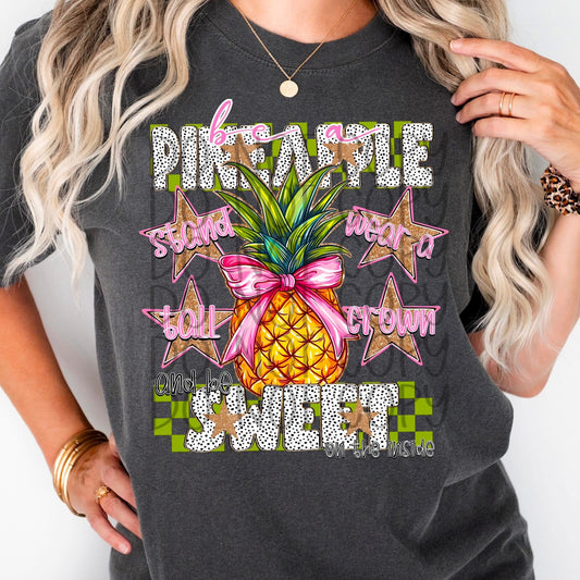 Be a pineapple DTF Transfer