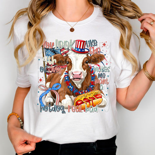You Look Like The 4th Of July DTF Transfer