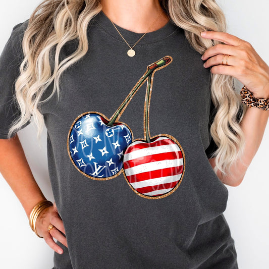 Red White Boujee DTF Transfer