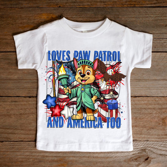 Loves PP And America Too DTF Transfer