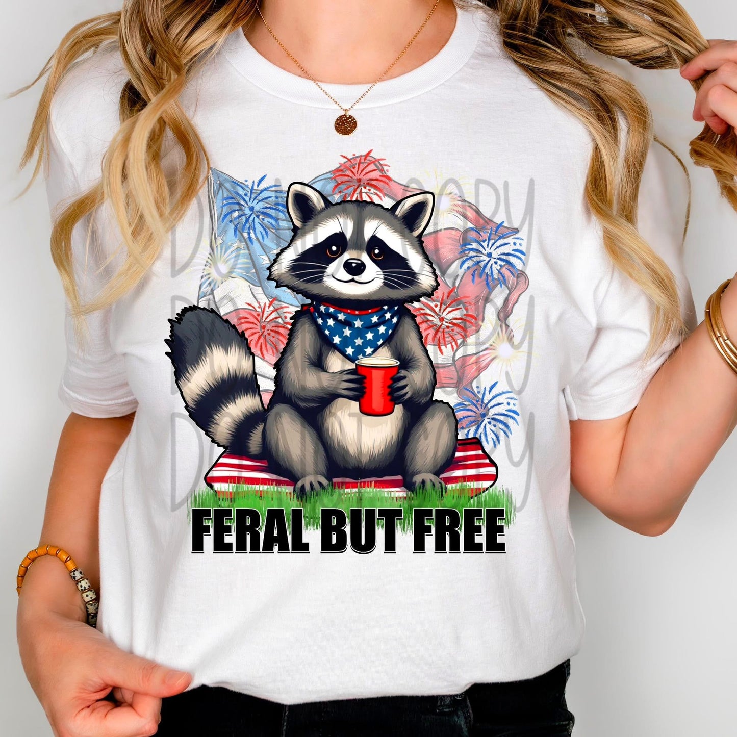 Feral But Free DTF Transfer