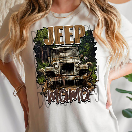 Jeep Mama DTF Transfer
