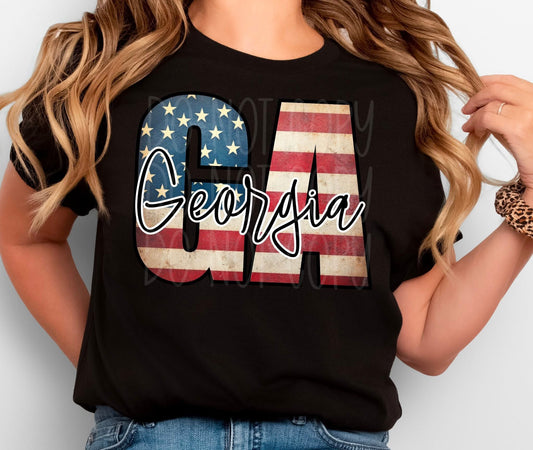 Georgia DTF Transfer