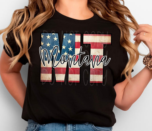 Montana  DTF Transfer