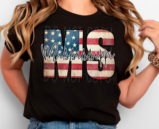 Mississippi  DTF Transfer