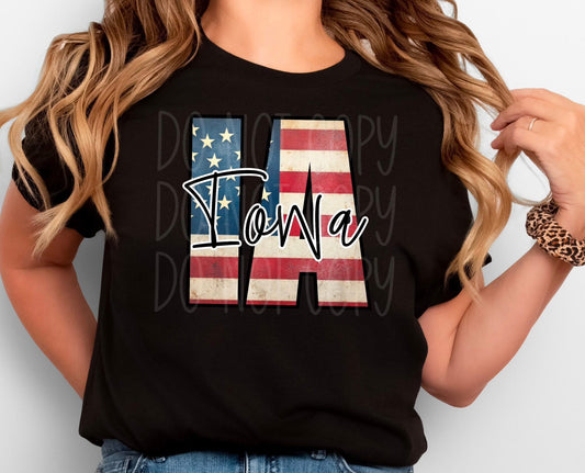 Iowa  DTF Transfer