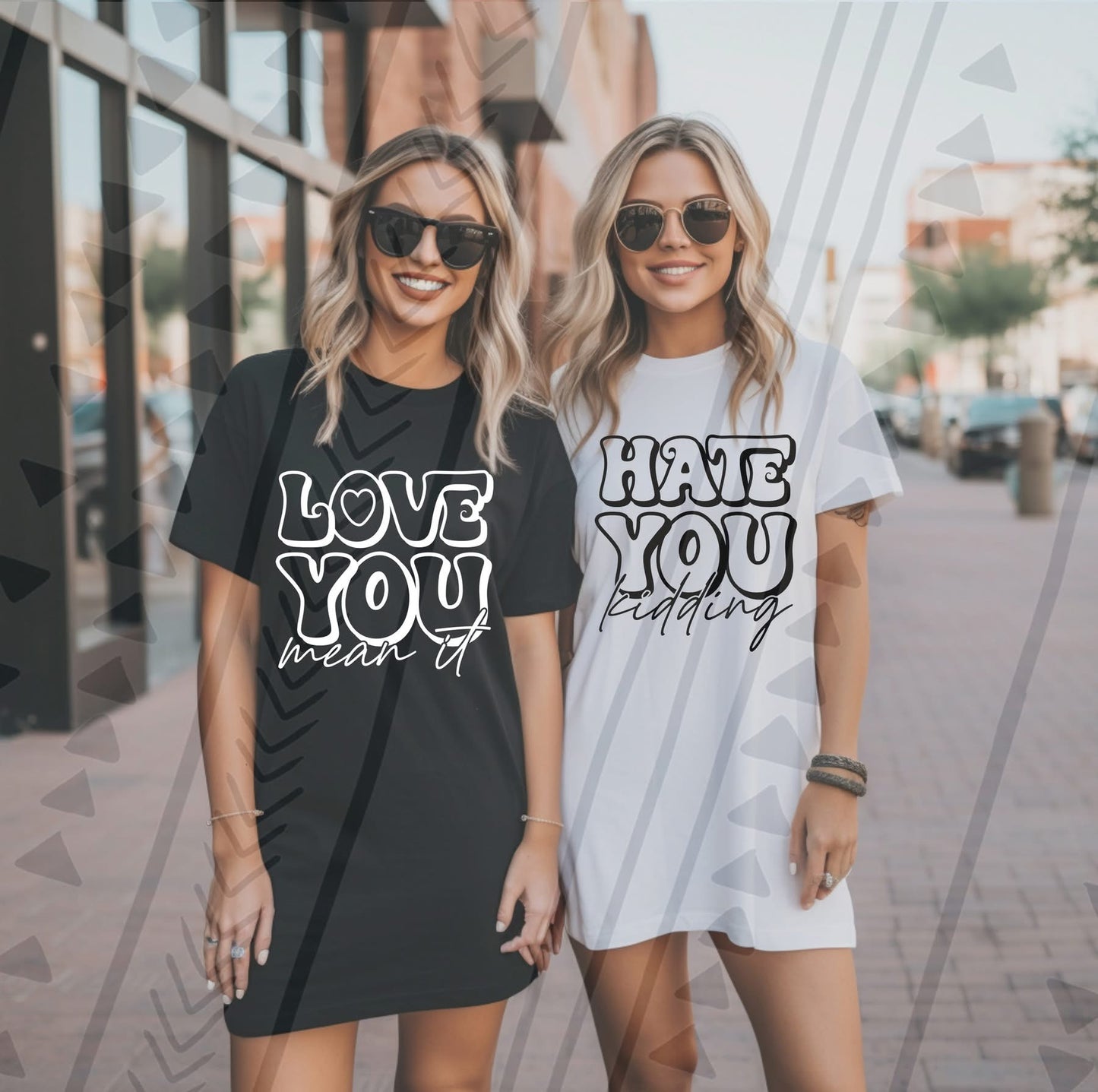 Hate You / Black DTF Transfer
