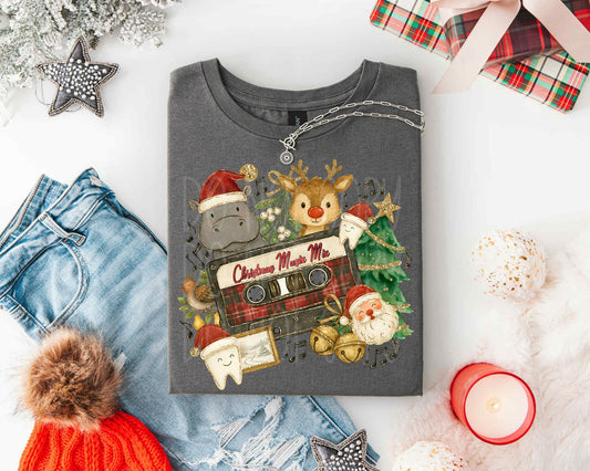 Christmas Musix Mix DTF Transfer