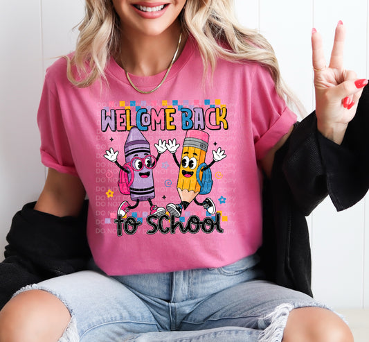 Welcome Back To School - DTF Transfer