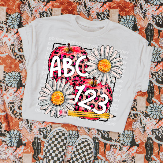 ABC 123 - DTF Transfer