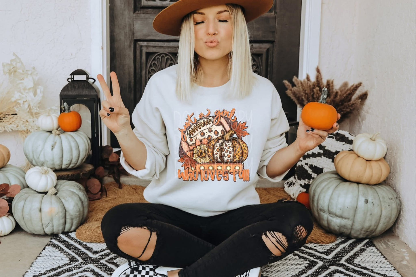 Just A Girl Who Loves Fall  - DTF Transfer