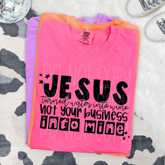 Jesus DTF Transfer
