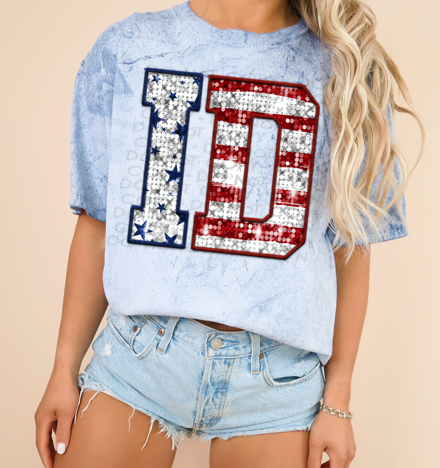 Idaho - Patriotic States DTF Transfer