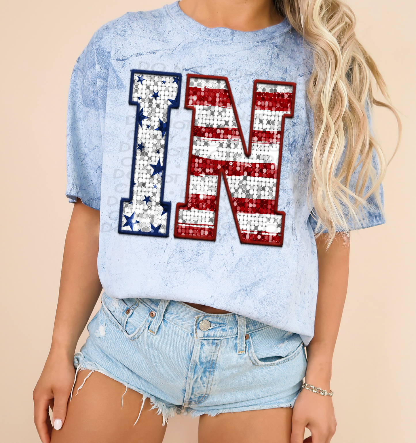 Indiana - Patriotic States DTF Transfer