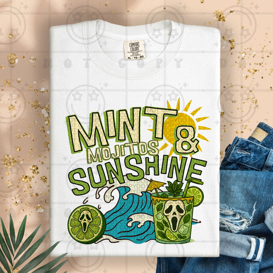 Mint & Sunshine DTF Transfer