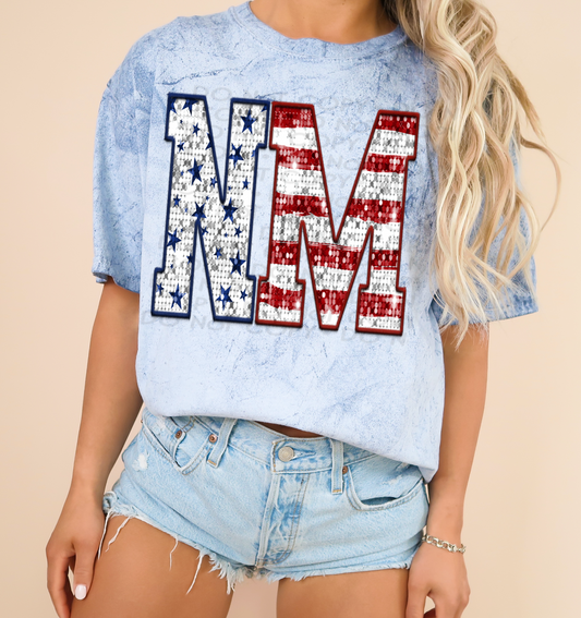 New Mexico - Patriotic States DTF Transfer