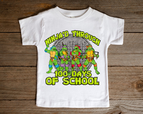 Ninja'd Through 100 Days of School DTF Transfer