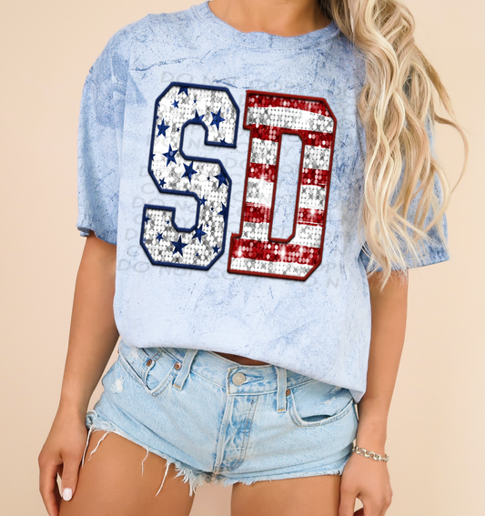 South Dakota - Patriotic States DTF Transfer