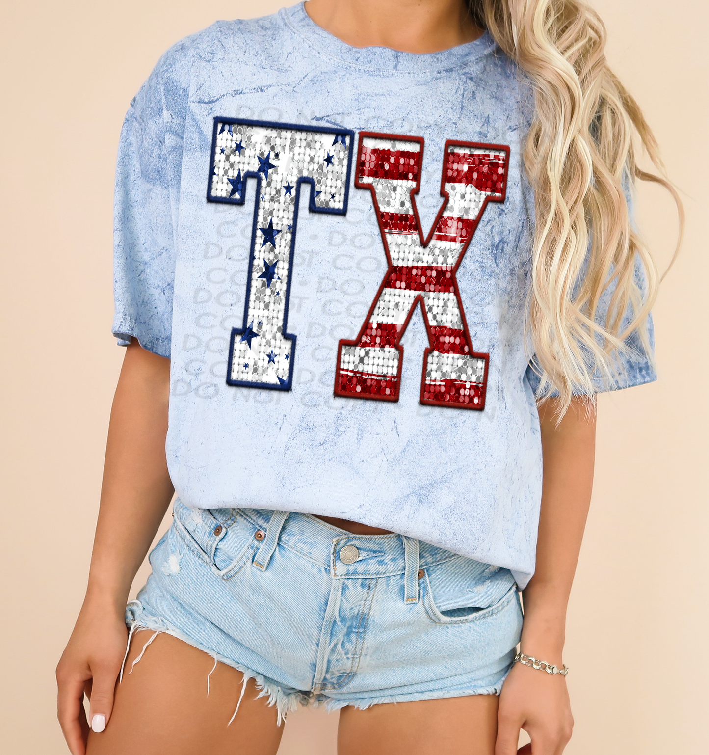 Texas - Patriotic States DTF Transfer