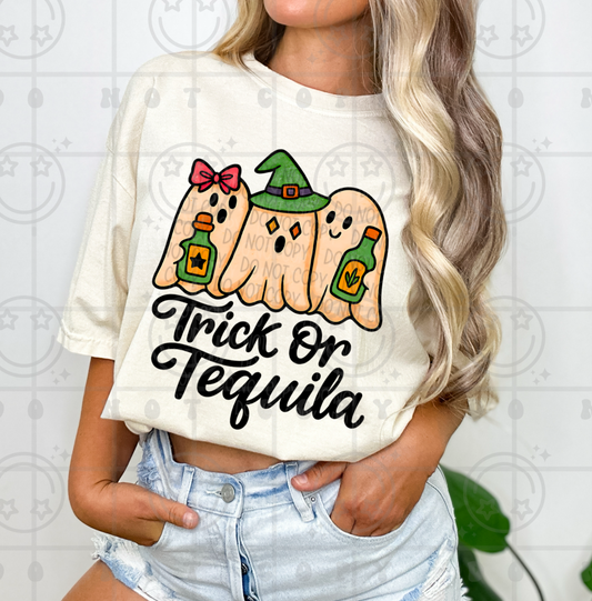 Trick Or Tequila DTF Transfer