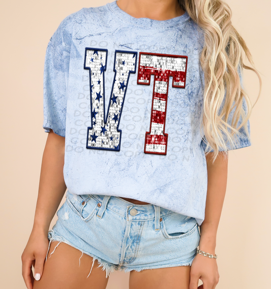 Vermont - Patriotic States DTF Transfer