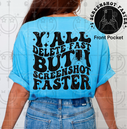Y'all Delete DTF Transfer