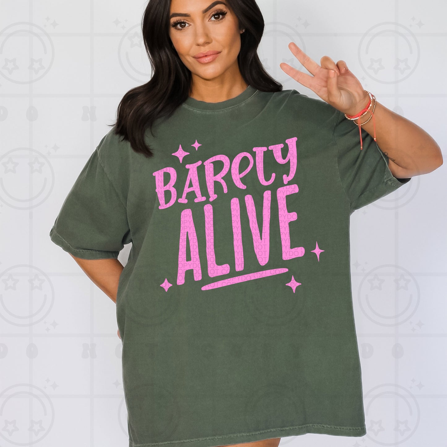 Barely Alive DTF Transfer