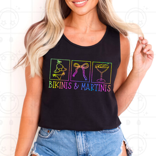 Bikinis & Martinis DTF Transfer