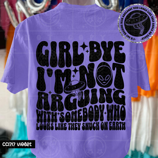 Girl Bye DTF Transfer
