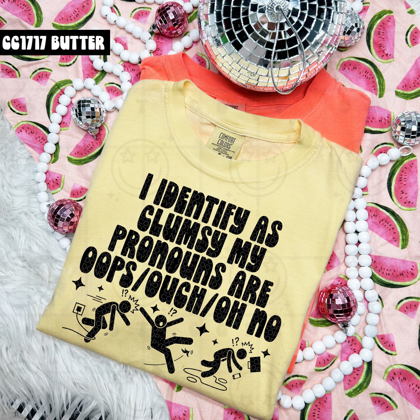 I Identify As Clumsy DTF Transfer