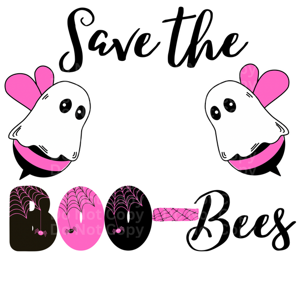 Save the Boo Bees DTF Transfer