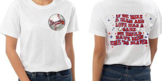 Braves Baseball DTF Transfer