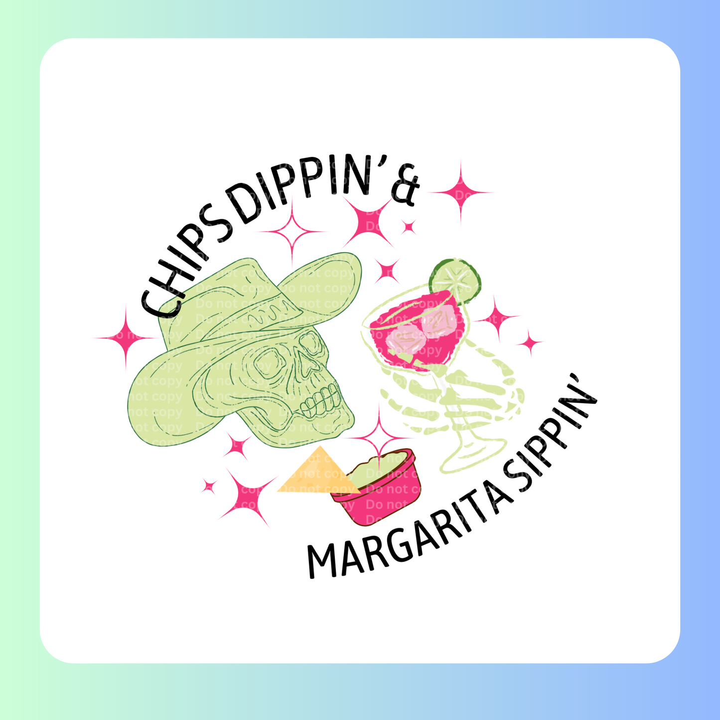 Chips Dippin’ DTF Transfer