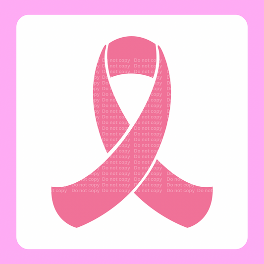 Pink Ribbon DTF Transfer