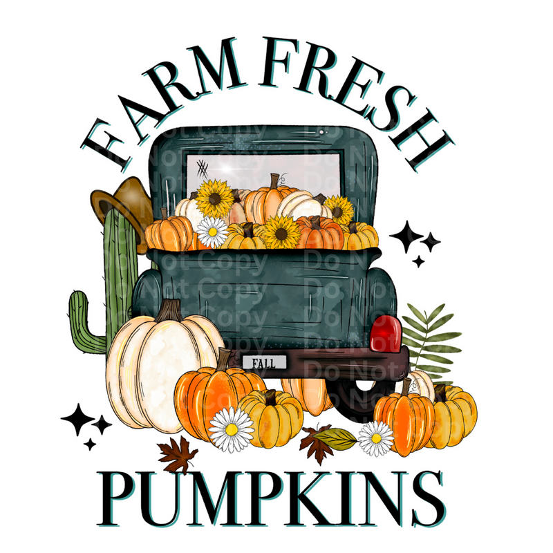 Farm Fresh Pumpkins DTF Transfer