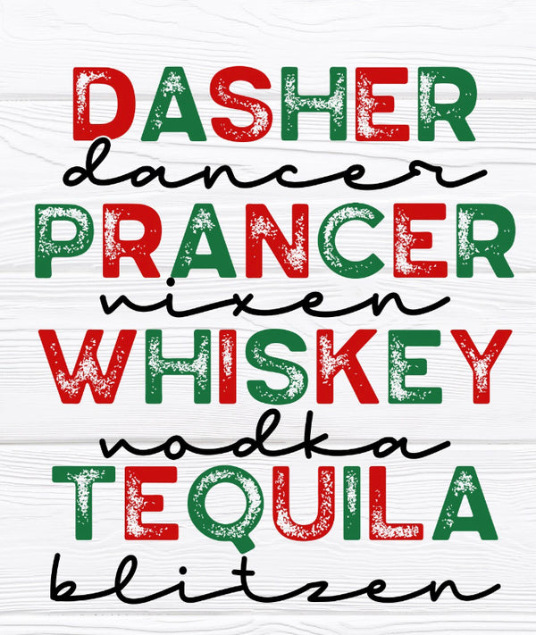 Red Green Dasher, Whisky, Tequila DTF Transfer