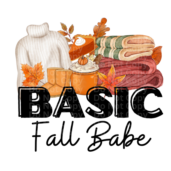 Basic Fall Babe DTF Transfer