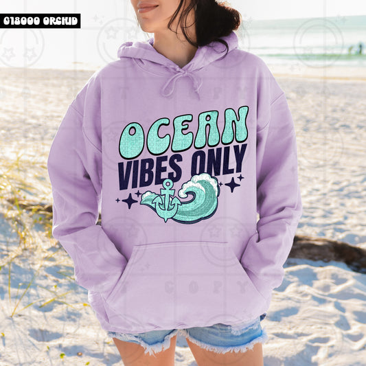 Ocean Vibes Only DTF Transfer