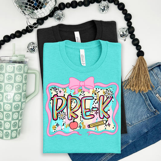 Pre-K Bow DTF Transfer