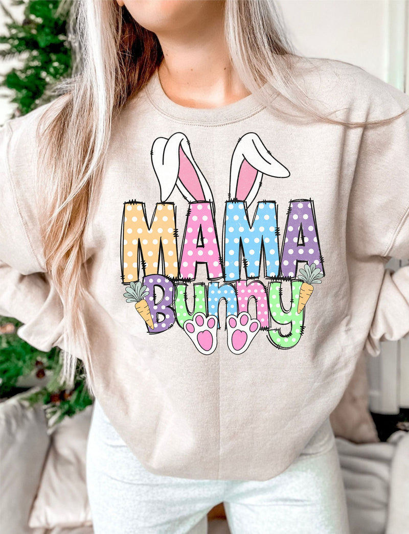 Mama Bunny DTF Transfer (*Matching Mini Bunny design also available)