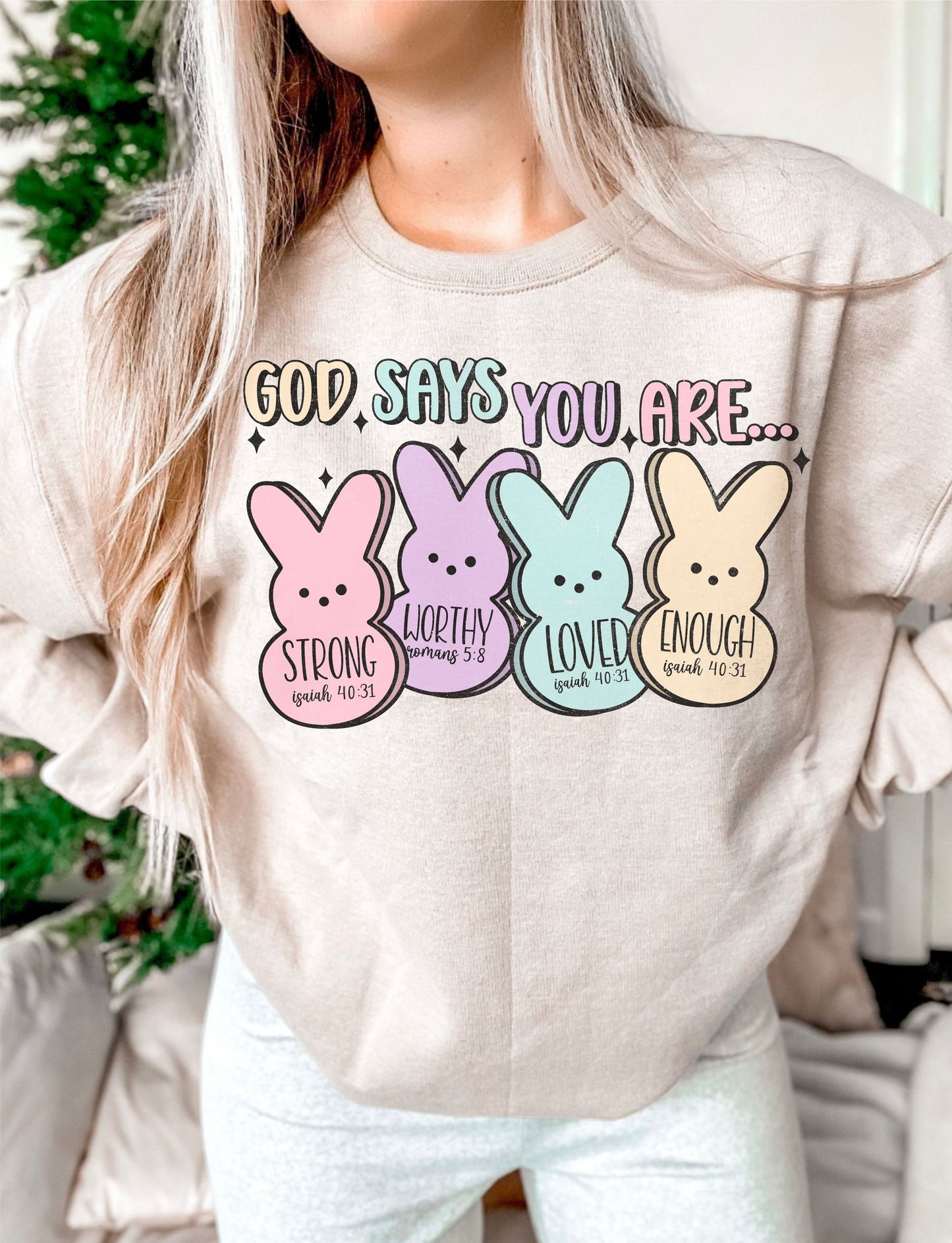 Easter God Says you are 2 DTF Transfer