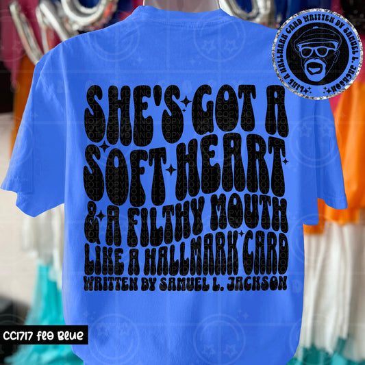 She's Got A Soft Heart DTF Transfer