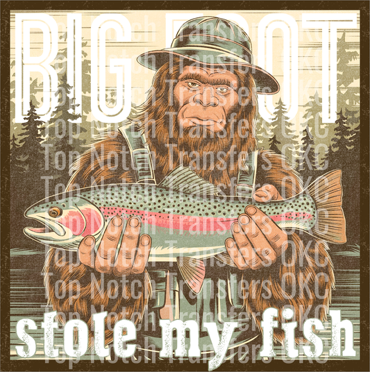 Big foot Stole My Fish
