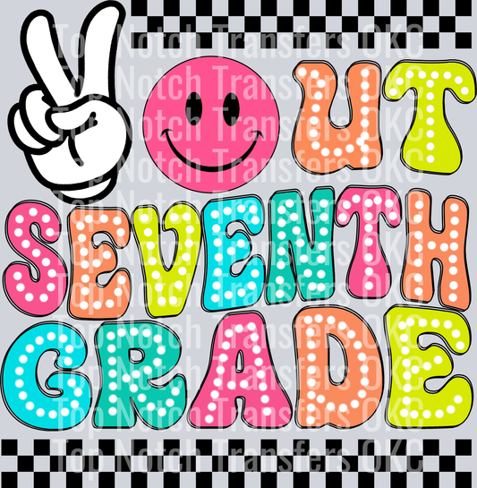 Peace Out Seventh Grade